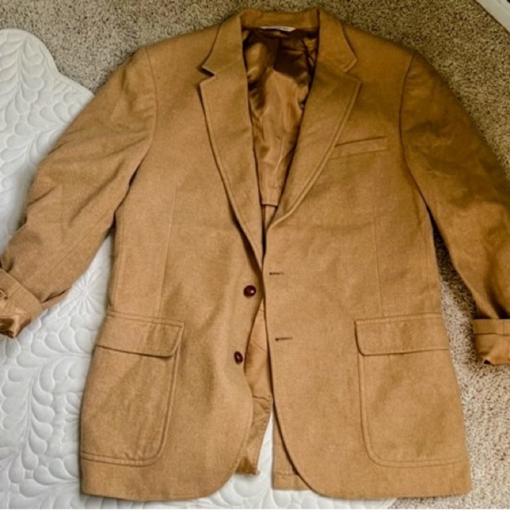 Vintage Camel Hair Tan Blazer